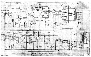 Selmer-Treble n Basss 100-1969.Amp preview